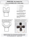 drive shaft pinion yoke dimension w tabs