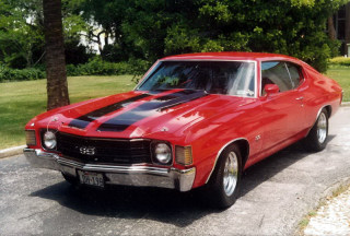 72 Chevelle with Driveshaft Specialist Driveshaft