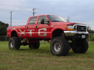 XTC big ford truck with driveshaft specialist driveshafts